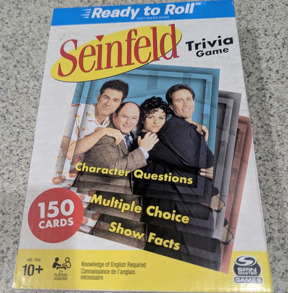 Seinfeld Trivia Game - Blue, Yellow, Red